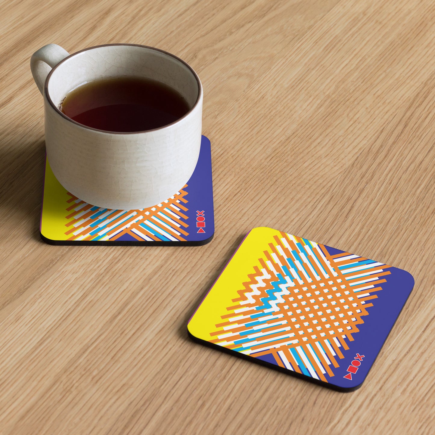 Cork-back coaster